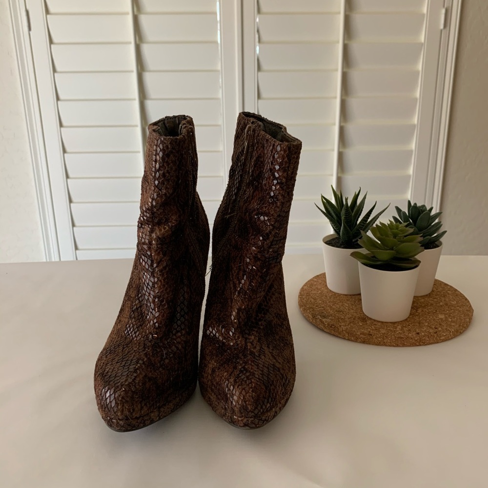 Snake Skin Boots